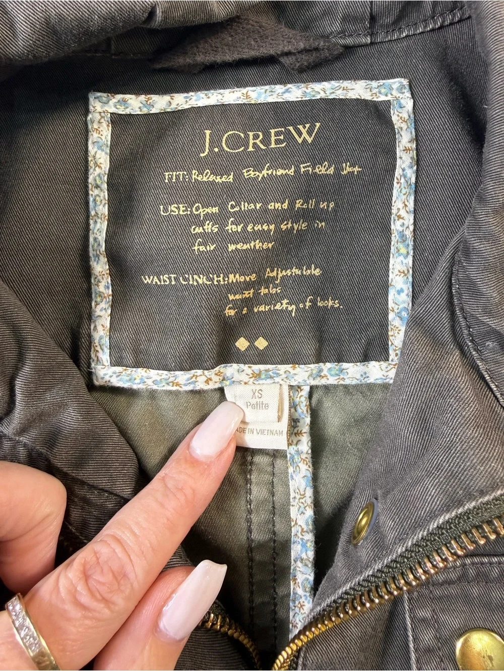 J. Crew olive green